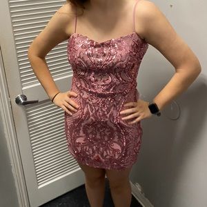 Pink dress